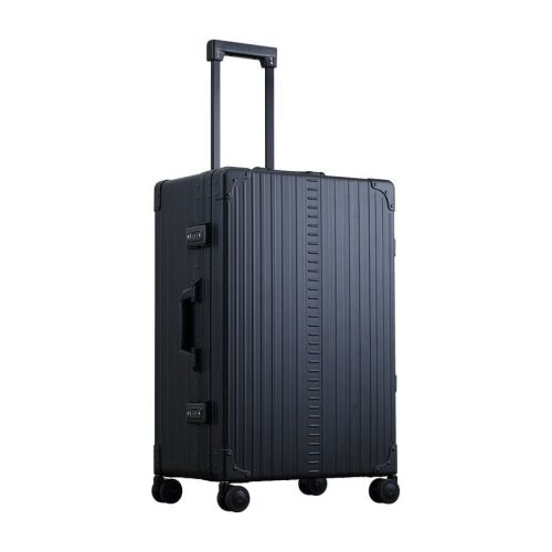 Black 26 inch luggage hardside with garment bag inside with sippner wheels and trunk styled 2628