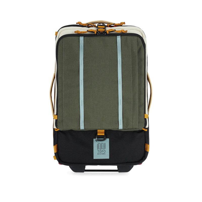 S24 U GlobalTravelBagRoller BoneWhite Olive 931221123 Front 1