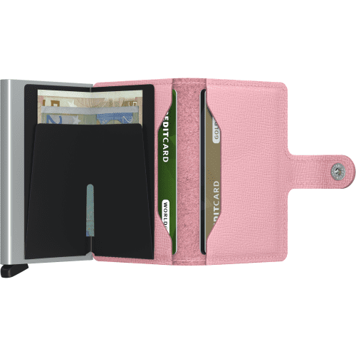 Secrid Miniwallet Crisple Pink Open