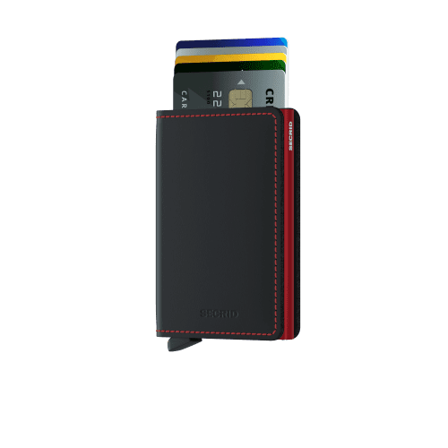 Secrid S Matte BlackRed Front Cards