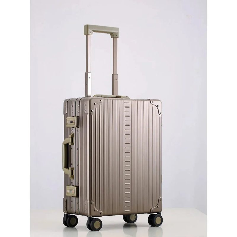 aluminum international carry on in Bronze and 21 inches in height